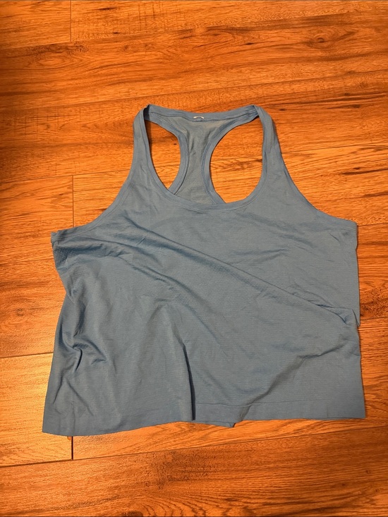 lululemon athletica Tops - lululemon light blue swiftly racerback waist length tank